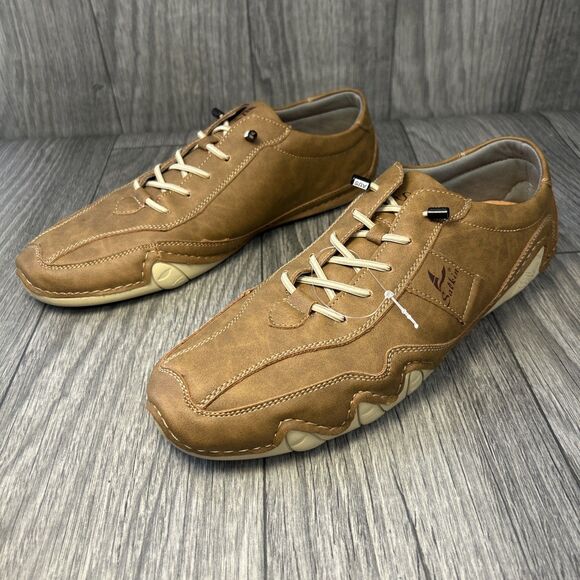 Salkin USA Men’s Leather Casual Shoes EU 47 US 12.5–13 Brown Lace-Up main image 4